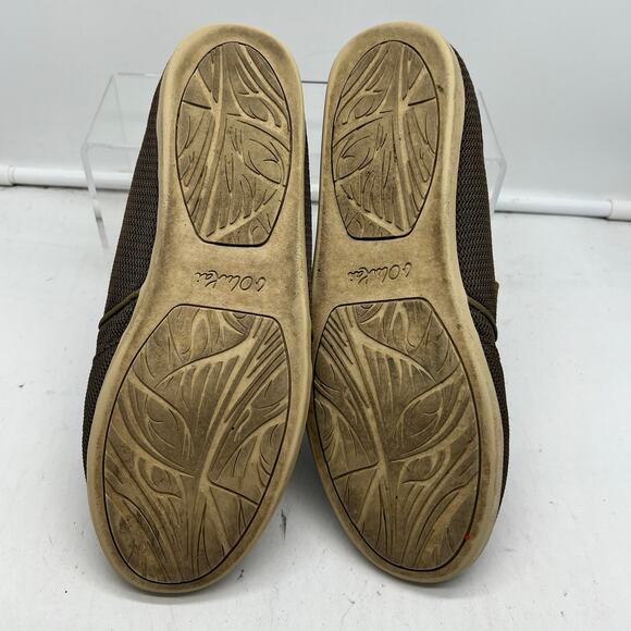 Olukai Shoes Womens 9 Waialua Mesh Brown Drop Heel Slip On Loafers - Picture 8 of 9